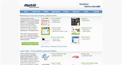 Desktop Screenshot of munio.cz