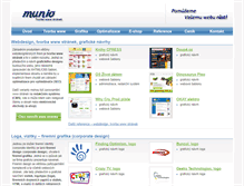 Tablet Screenshot of munio.cz